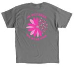 Breast Cancer Awareness, a Charcoal Classic Unisex Tee (back-view)