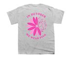 Breast Cancer Awareness, a Sport Grey Youth Unisex Tee (back-view)