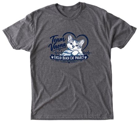 Team Vaona ~ Helping Cats Through Complex Med, a Premium Heather Triblend Unisex Tee