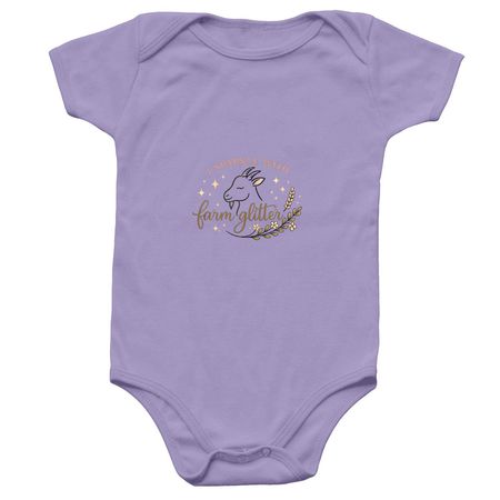 Cotton Baby Onesie, a Lavender Infant Onesie