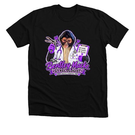 Dr. Bentley, a Solid Black Blend Premium Unisex Tee