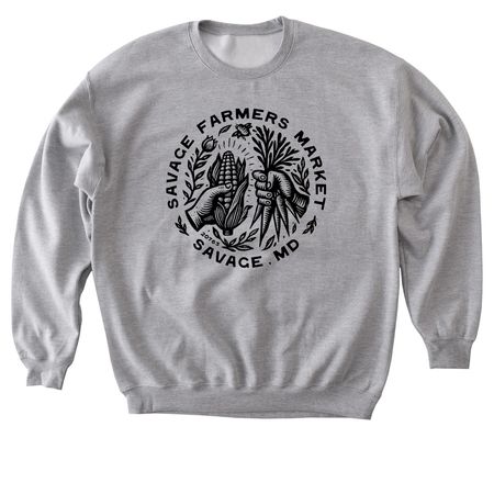 Show Your Market Spirit!, a Sport Grey Softstyle Crewneck Sweatshirt