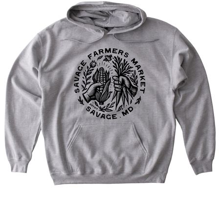 Show Your Market Spirit!, a Sport Grey Gildan Softstyle Pullover Hoodie