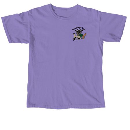Color design, a Violet Comfort Colors Unisex Tee