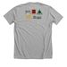 Help me get to USS Pro International, a Athletic Heather Premium Unisex Tee (back-view)