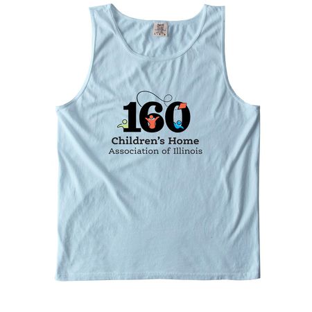 160 Logo, a Chambray Comfort Colors Tank Top