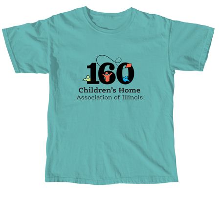 160 Logo, a Seafoam Comfort Colors Unisex Tee