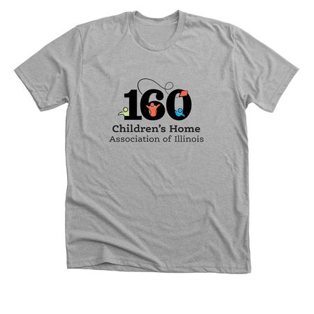 160 Logo, a Athletic Heather Premium Unisex Tee