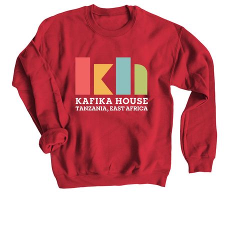 KH Tees & Sweatshirts (Red), a Red Crewneck Sweatshirt