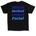 Distal, Incisal, Lingual, Facial, a Black Classic Unisex Tee (back-view)