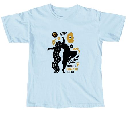 Women's Equality Day Festival, a Chambray Comfort Colors Unisex Tee