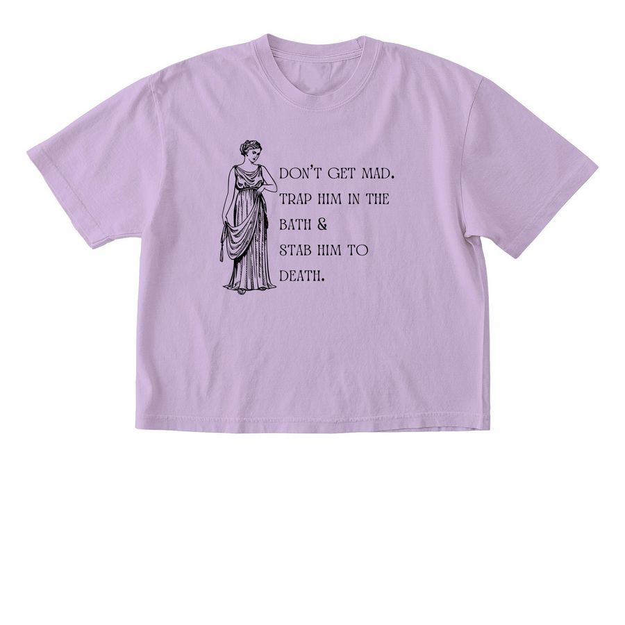 Clytemnestra Deserved a Medal, a Orchid Comfort Colors Boxy Tee