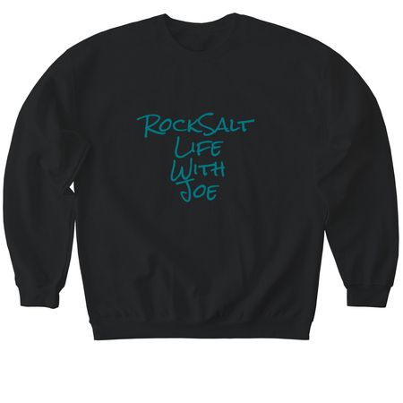 And a cat named Fish., a Black Softstyle Crewneck Sweatshirt