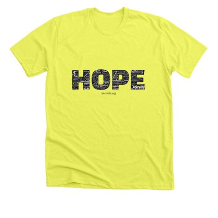 Hope Collection, a Neon Yellow Premium Unisex Tee
