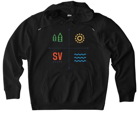 Logo&nbsp;, a Black Stanley/Stella Unisex Cruiser 2.0 Pullover Hoodie