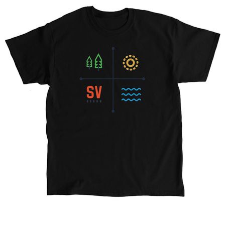 Logo&nbsp;, a Black Classic Unisex Tee