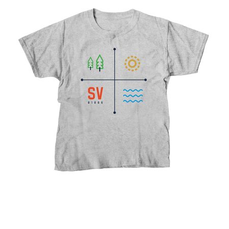 Logo&nbsp;, a Sport Grey Youth Unisex Tee
