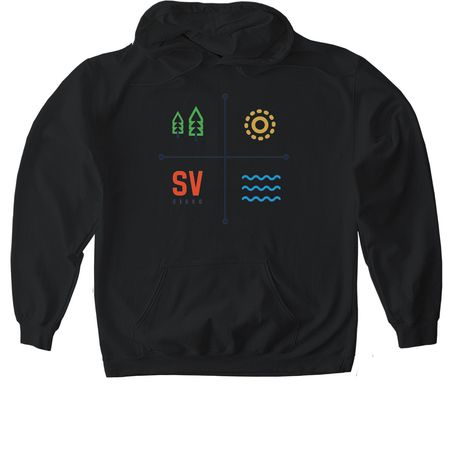 Logo&nbsp;, a Black Gildan Softstyle Pullover Hoodie