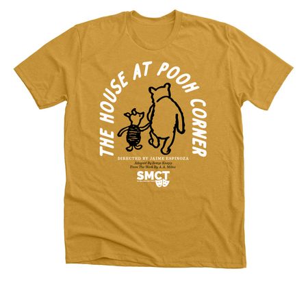 House At Pooh Corner Tee - Adult, a Heather Mustard Premium Unisex Tee
