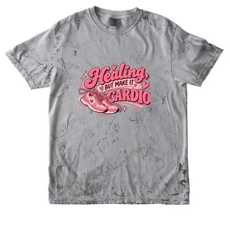Healing but make it cardio&nbsp;, a Smoke Comfort Colors Colorblast Tee