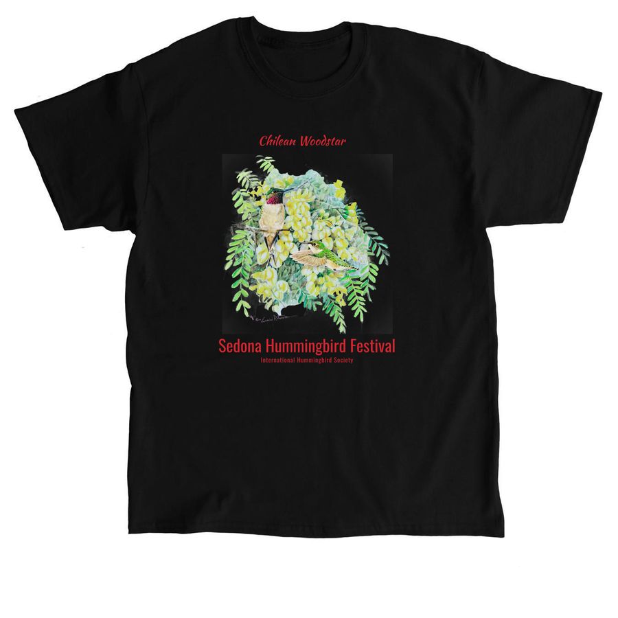 Chilean Woodstar 2026 Sedona Hummingbird Fest, a Black Classic Unisex Tee