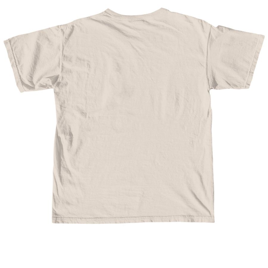 MCCA Old School T-shirt, a Ivory Comfort Colors Unisex Tee (back-view)