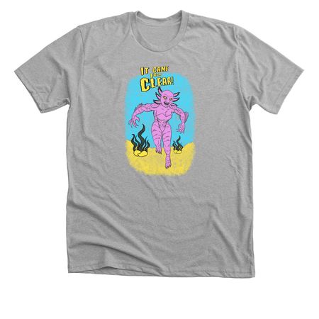 It Came From CLEAR!, a Athletic Heather Premium Unisex Tee