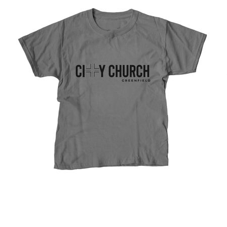 City Church Original, a Charcoal Youth Unisex Tee