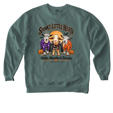 Halloween edition&nbsp;, a Blue Spruce Comfort Colors Crewneck Sweatshirt