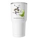 Limited Edition: Scissor-Tailed Flycatchers, a White Insulated Tumbler