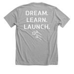 STARBRIGHT, a Athletic Heather Premium Unisex Tee (back-view)