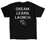 STARBRIGHT, a Black Classic Unisex Tee (back-view)