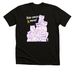 Stop Cancer Meow!, a Black Heather Premium Unisex Tee