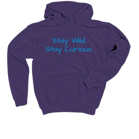 Patchwork Pathways WI, a Purple Youth Pullover Hoodie