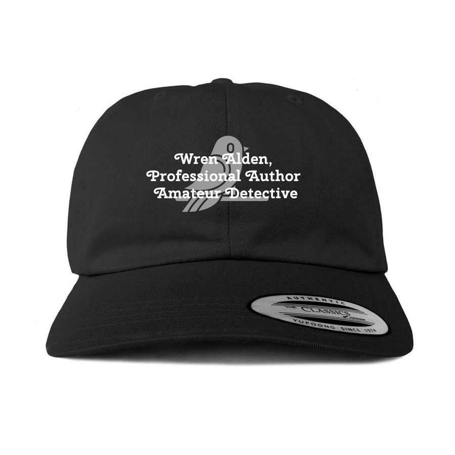 Wren Alden Hat, a Black Printed Classic Baseball Cap