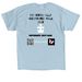 #TeamBraxton, a Light Blue Classic Unisex Tee (back-view)