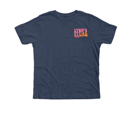 The Squad, a Heather Navy Premium Youth Tee