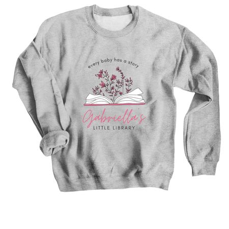 Logo Design, a Sport Grey Crewneck Sweatshirt