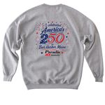 America250, Bar Harbor, a Sport Grey Softstyle Crewneck Sweatshirt (back-view)