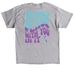 stay in the world, a Sport Grey Classic Unisex Tee (back-view)