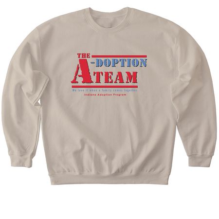 The A-Team, a Sand Softstyle Crewneck Sweatshirt