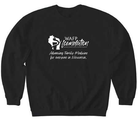 WAFP-F Mission & Vision Gear, a Black Softstyle Crewneck Sweatshirt
