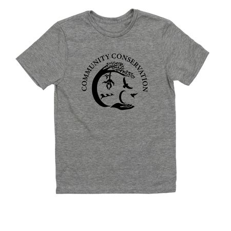 Support Communities to Conserve Biodiversity&nbsp;, a Aluminum Grey Allmade Youth Eco Triblend Tee