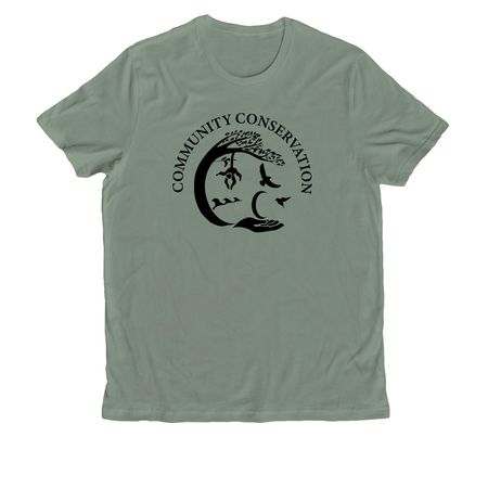 Support Communities to Conserve Biodiversity&nbsp;, a Matcha Green Allmade Organic Cotton Unisex Tee