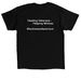 Wolves & Warriors, a Black Classic Unisex Tee (back-view)