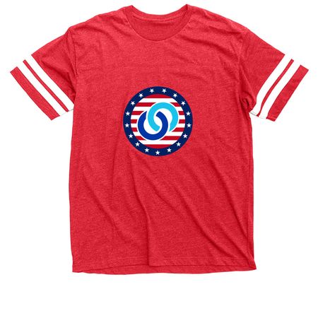 America 250 Foundation Tee, a Vintage Red / White Football Jersey Tee