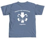 EMS Week, a Blue Jean Comfort Colors Unisex Tee (back-view)