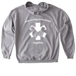 EMS Week, a Sport Grey Gildan Softstyle Pullover Hoodie (back-view)