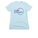 CURE SYNGAP1 LOGO, a Ice Blue Women's Slim Fit Tee