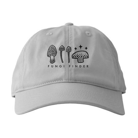 Fungi Finder Hats for MN Native Plants, a Dolphin Printed Eco Baseball Cap